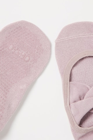 Antislipkousenvoetjes Poederroze