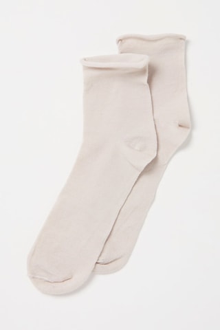 2 Paar Sokken Ecru