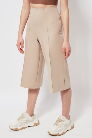 Bermuda Hoge Taille Beige