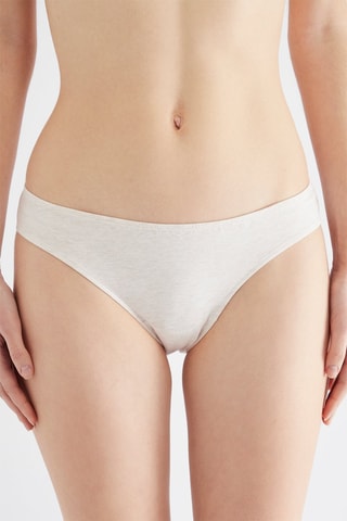 5 Slips - Wit, Kobaltblauw en Ecru