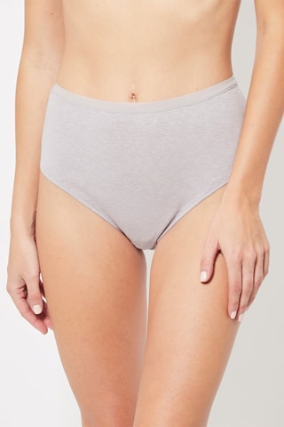 Slip Hoge Taille Lichtgrijs