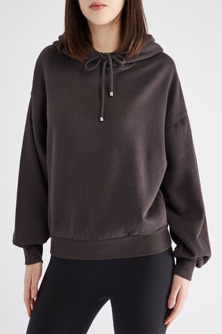 Sweater met Capuchon - Donkerbruin