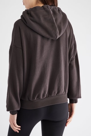 Sweater met Capuchon - Donkerbruin