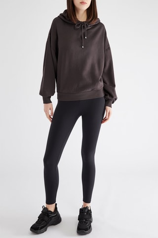 Sweater met Capuchon - Donkerbruin