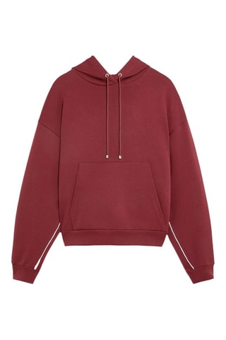 Sweater met Capuchon - Bordeauxrood