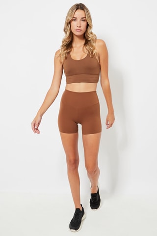 Broekje met Hoge Taille - Camel