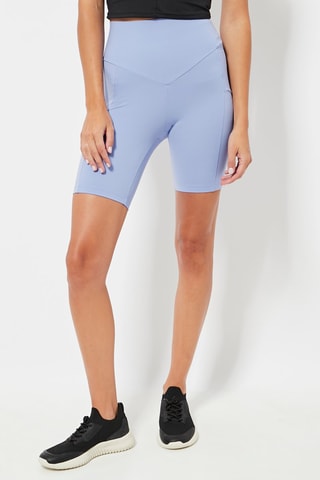 Compressiekorset Hoge Taille - Lichtblauw