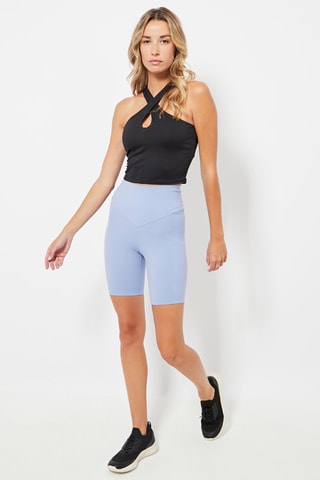 Compressiekorset Hoge Taille - Lichtblauw