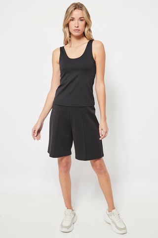 Bermuda Hoge Taille Zwart