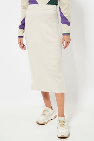 Nauwaansluitende Rok - Ecru