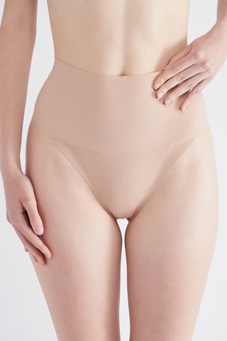 Tanga Hoge Taille - Nude