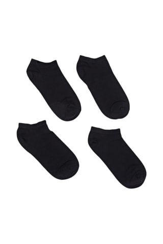 2 Paar Enkelsokken - Zwart