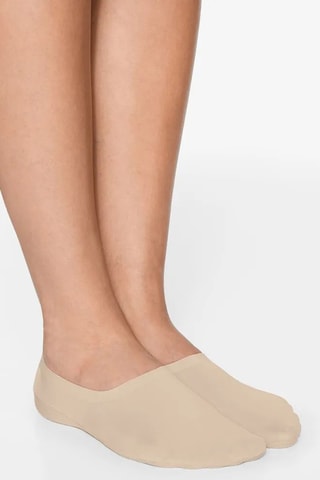 2 Paar Enkelsokken - Beige