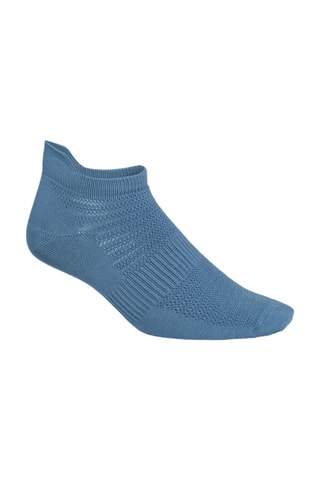 3 Paar Enkelsokken - Blauw en Wit