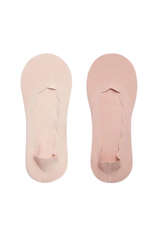 2 Paar Enkelsokken - Roze