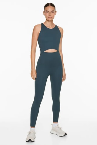 Jumpsuit - Petrolblauw