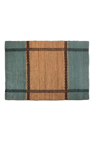 Tapis Eden - Beige et bleu