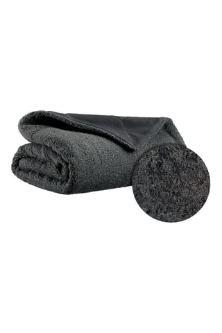 Plaid Barry - Anthracite - 130 x 160 cm