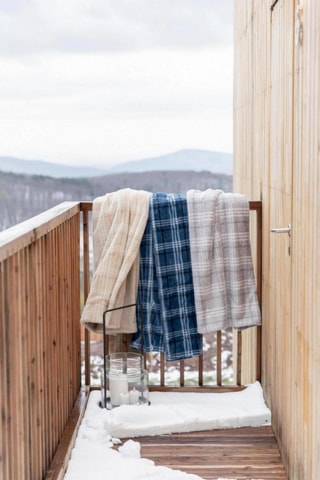 Plaid Luba - Gris - 140 x 180 cm