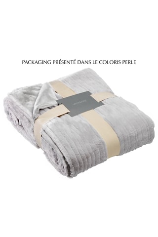 Plaid Artus - Gris - 140 x 180 cm