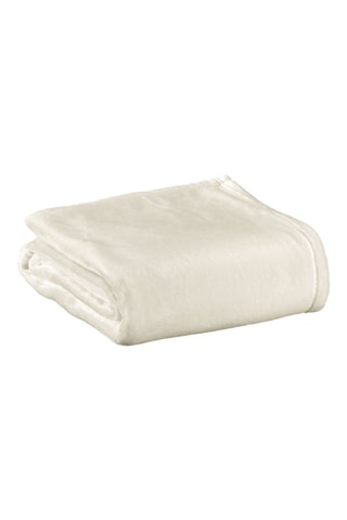 Plaid Theo - Blanc - 130 x 160 cm