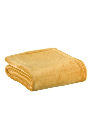 Plaid Theo - Jaune - 130 x 160 cm