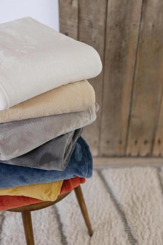 Plaid Theo - Rouge - 130 x 160 cm