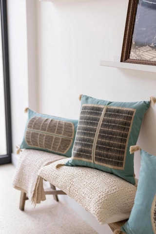 Coussin Yael - Bleu - 45 x 45 cm