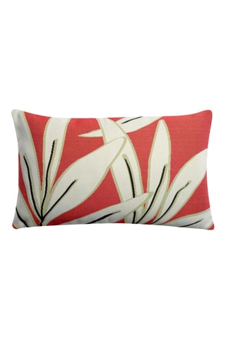 Coussin Suzy - Rouge et blanc - 40 x 65 cm