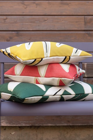 Coussin Suzy - Rouge et blanc - 40 x 65 cm