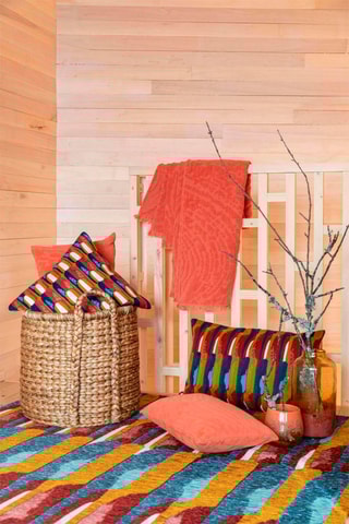 Coussin Ines - Orange - 40 x 65 cm