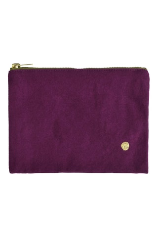 Pochette en coton biologique Iona - Violet