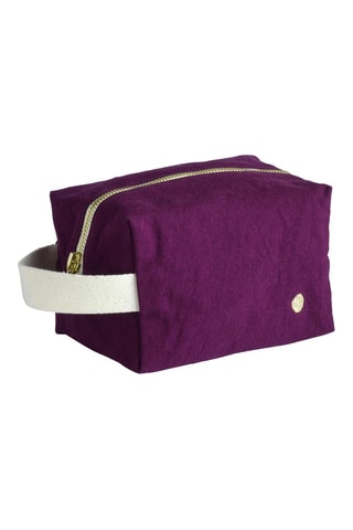 Trousse en coton biologique Iona - Violet