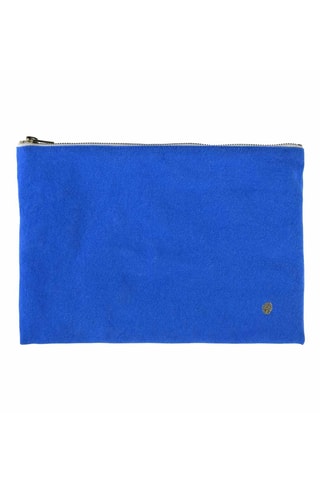 Pochette en coton biologique Iona - Bleu