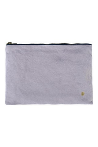 Pochette en coton biologique Iona - Lavande