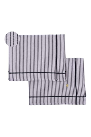 2 sets de table en coton biologique Léonie - Rose - 40 x 50 cm