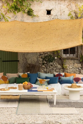 Coussin en lin Zeff Malory - Dragée - 40 x 65 cm