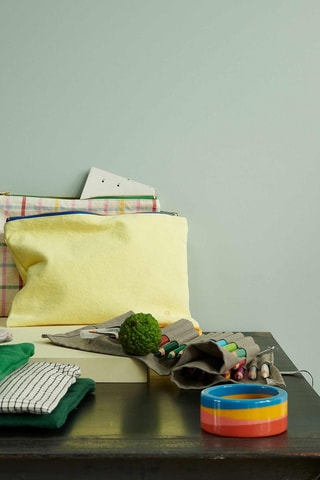 Pochette en coton biologique Iona - Jaune