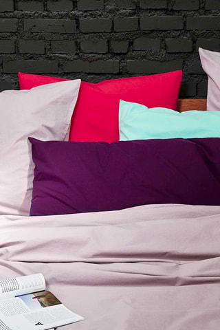 Taie d'oreiller en coton biologique Céleste - Diabolo