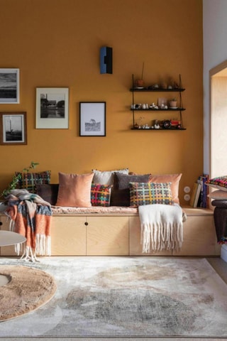 Coussin coton Soline - Bleu - 30 x 50 cm