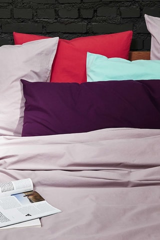 Taie d'oreiller en coton biologique Céleste - Diabolo