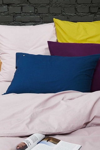 Taie d'oreiller en coton biologique Céleste - Absinthe