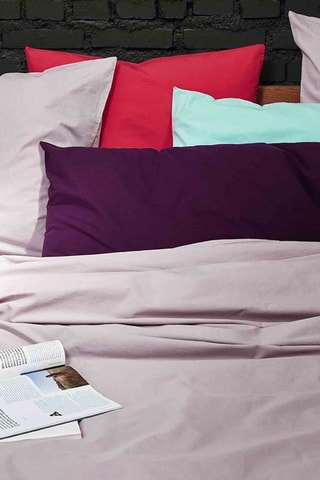 Taie d'oreiller en coton biologique Céleste - Violet