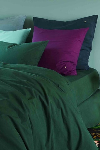 Taie d'oreiller en coton biologique Céleste - Violet