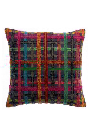 Coussin coton Soline - Gris - 45 x 45 cm