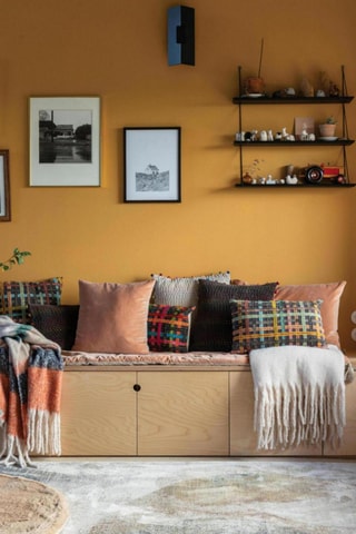 Coussin coton Soline - Gris - 45 x 45 cm