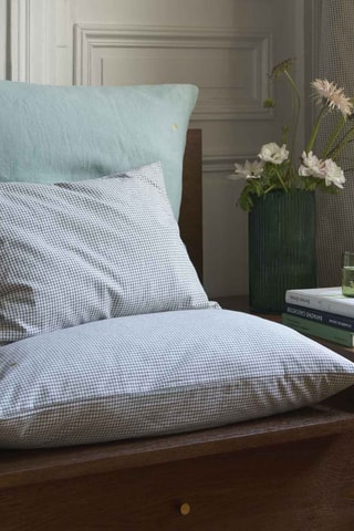 Housse de coussin Mona - Céladon - 80 x 80 cm