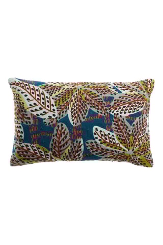 Coussin coton Ariane - Bleu - 30 x 50 cm