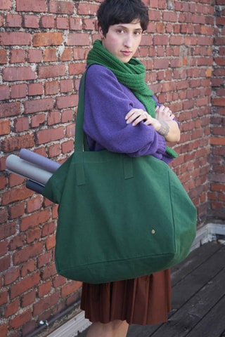 Cabas en coton biologique Iona - Vert