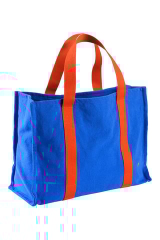 Cabas en coton biologique Iona - Bleu